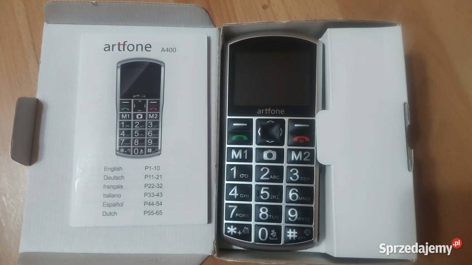 artfone a400 Telefon komórkowy 4G seniorów