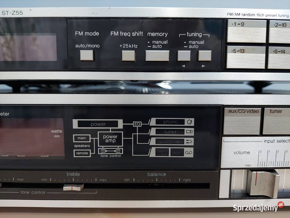 Technics Amplifier SUZ55 and Technics Tuner Łapy