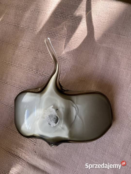 Płaszczka Figurka szkło Porcelana i szkło Gdańsk