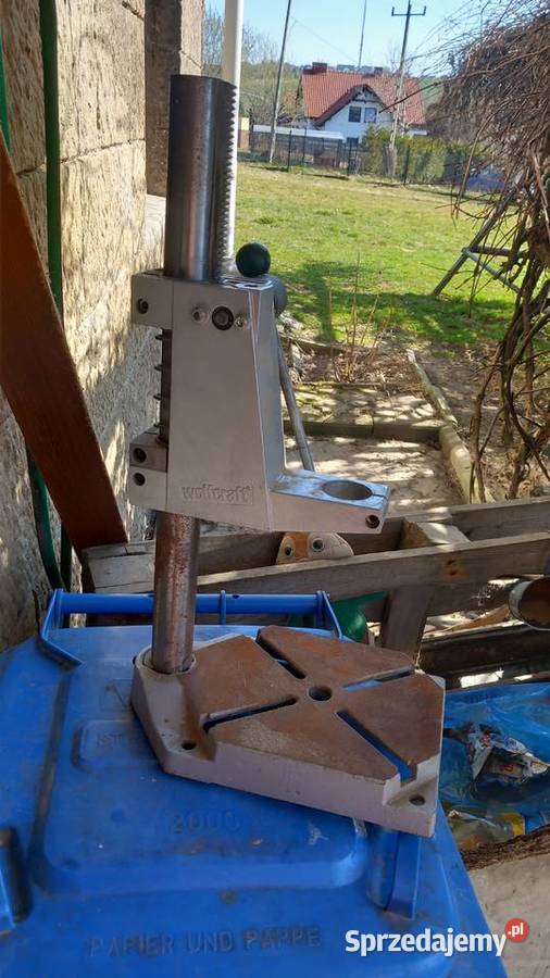 Wiertarka stołowa Wolfcraft statyw stojak małopolskie Rożnowa sprzedam