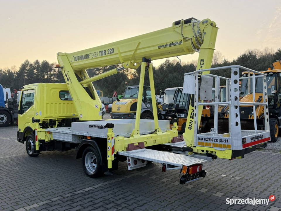 Nissan Cabstar Podnośnik Koszowy 22m RUTHMANN ABS Widełki