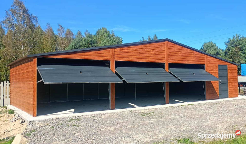 Garaż blaszany trzystanowiskowy 125 Opole sprzedam