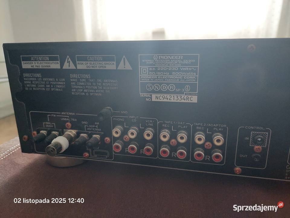 Pioneer SX 339 łódzkie