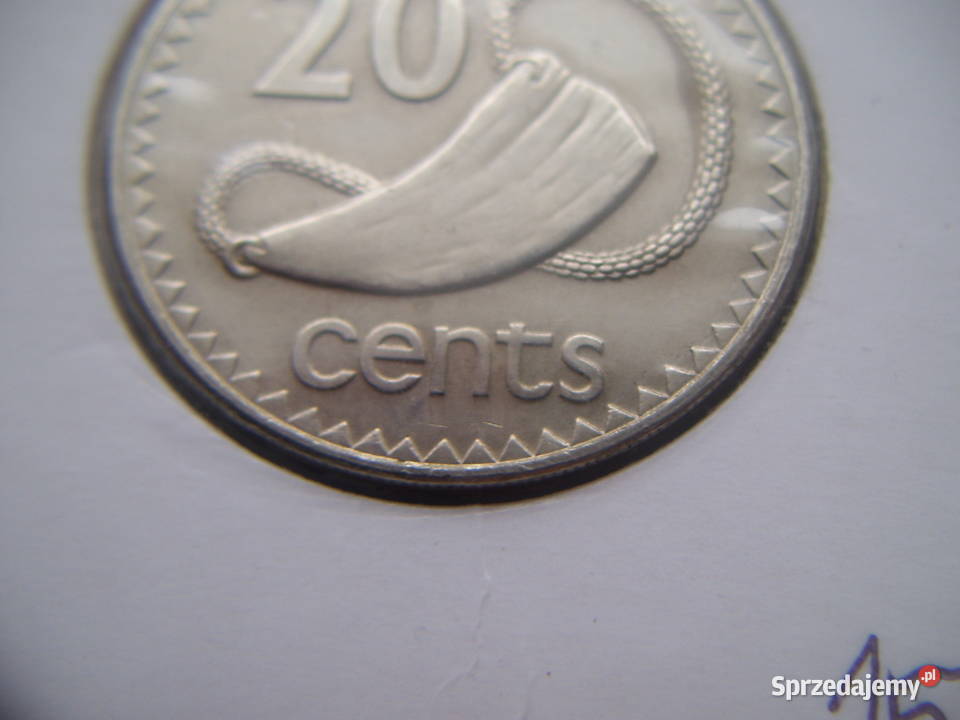 Stare monety 20 cent 1994 Fidzi mennicza Lesko