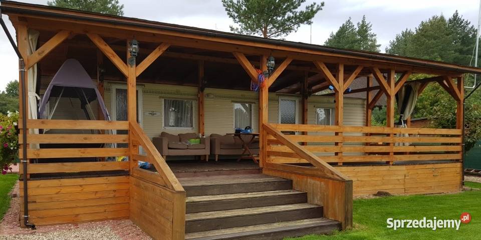 Zadaszenie domku holenderskiego sauny tratwy Katowice