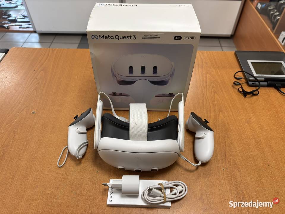 Gogle VR Meta Quest 3 512GB Autonomiczne Okulary Elbląg