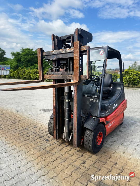 wózek widłowy elektryczny LINDE E30 wolny skok Działoszyn