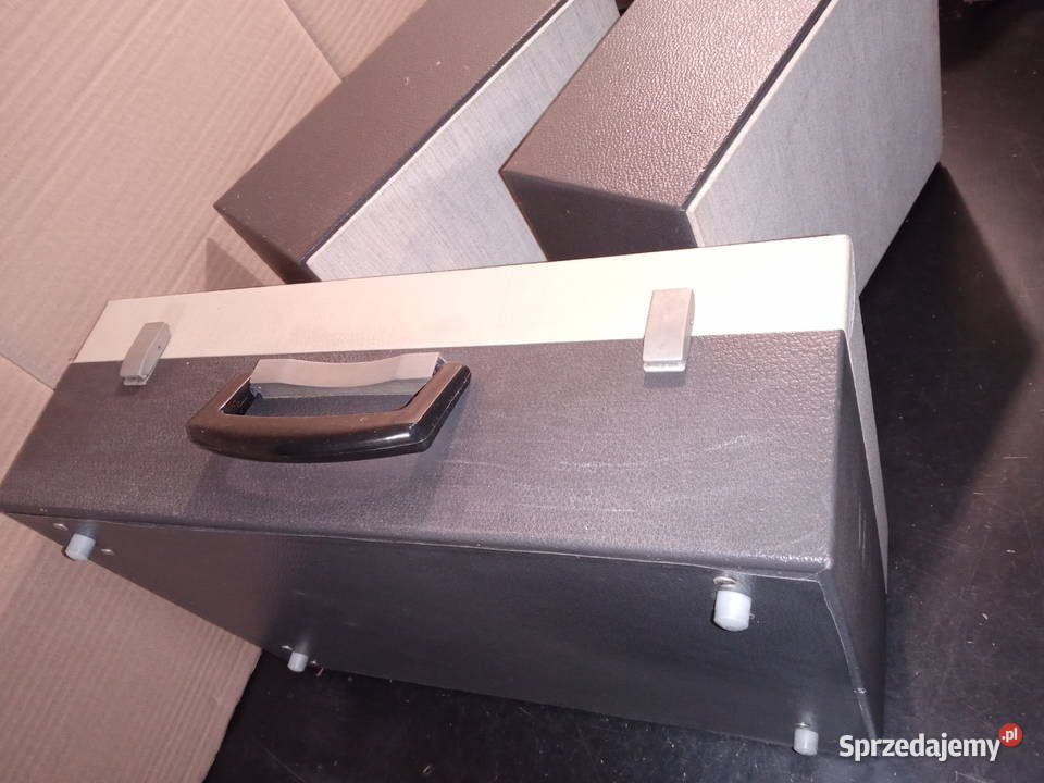 Gramofon z głośnikami walizka Delphin Werk Pirna Gramofony