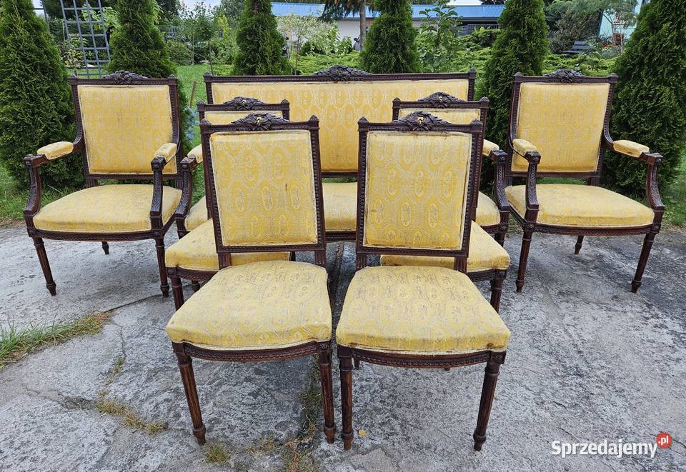 Komplet wypoczynkowy sofa fotele krzesła Szczecin