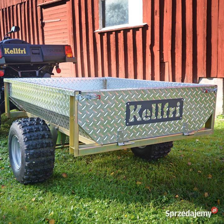 Przyczepa z wywrotem ATV 500 blacha ryflowana Chojnice
