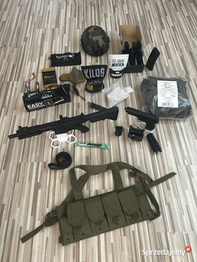 Zestaw ASG repliki akcesoria gotowy do gry Lubartów
