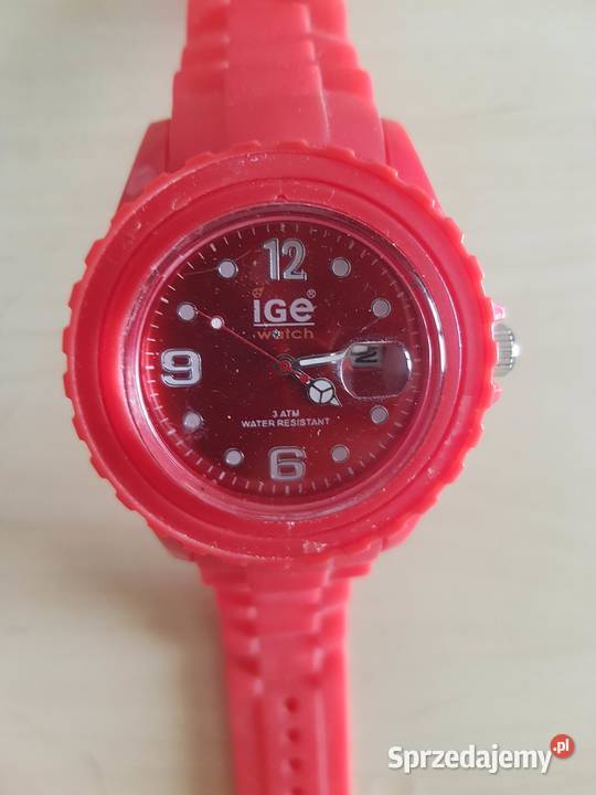 Zegarek nareczny ICE Watch czerwony 3 ATM Zegarki i Biżuteria