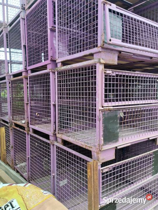 Skrzynie paletowe metalowe GITTERBOX Toruń Grębocin