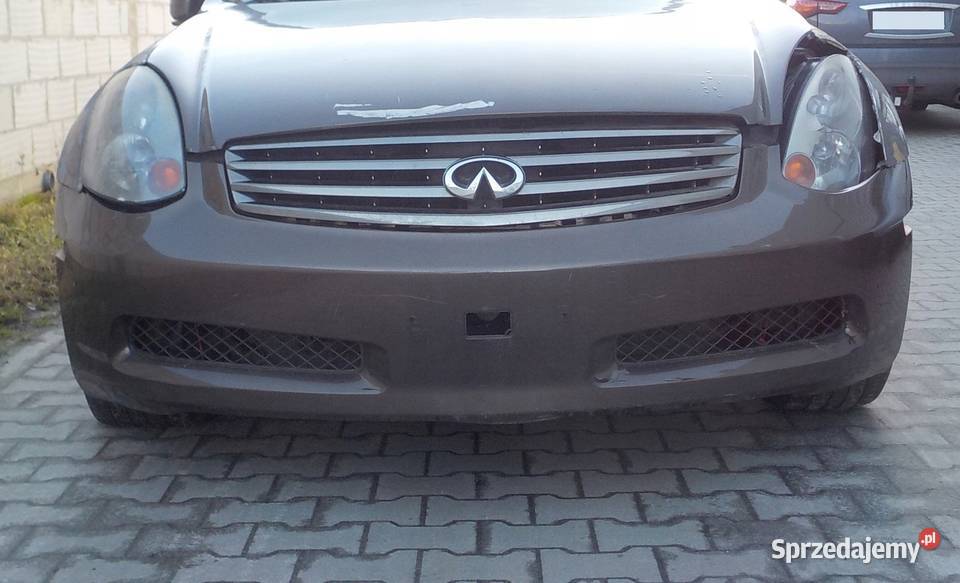 ZDERZAK PRZEDNI PRZÓD G35 COUPE 2005 Karoseria Nowy Tomyśl
