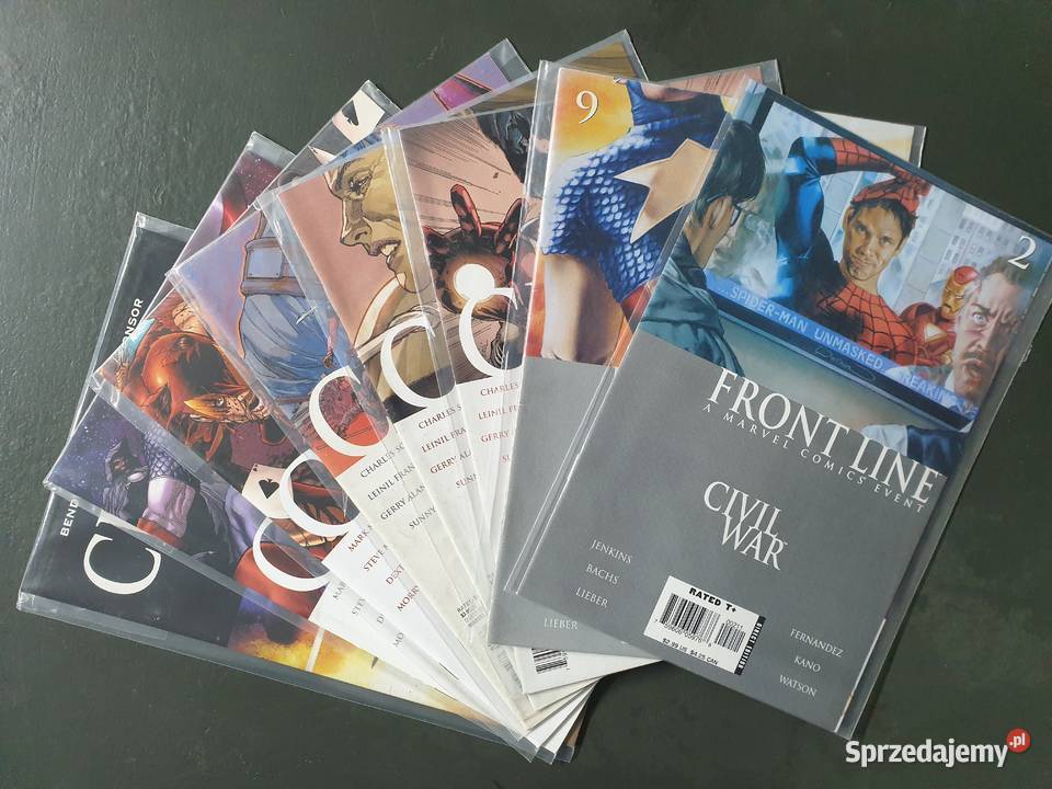 Civil War 8 komiksów Marvel USA Gdynia