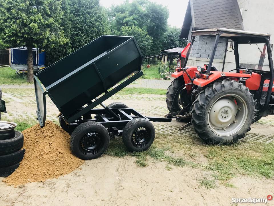 Przyczepka kiprowana tandem na silowniku Kraków