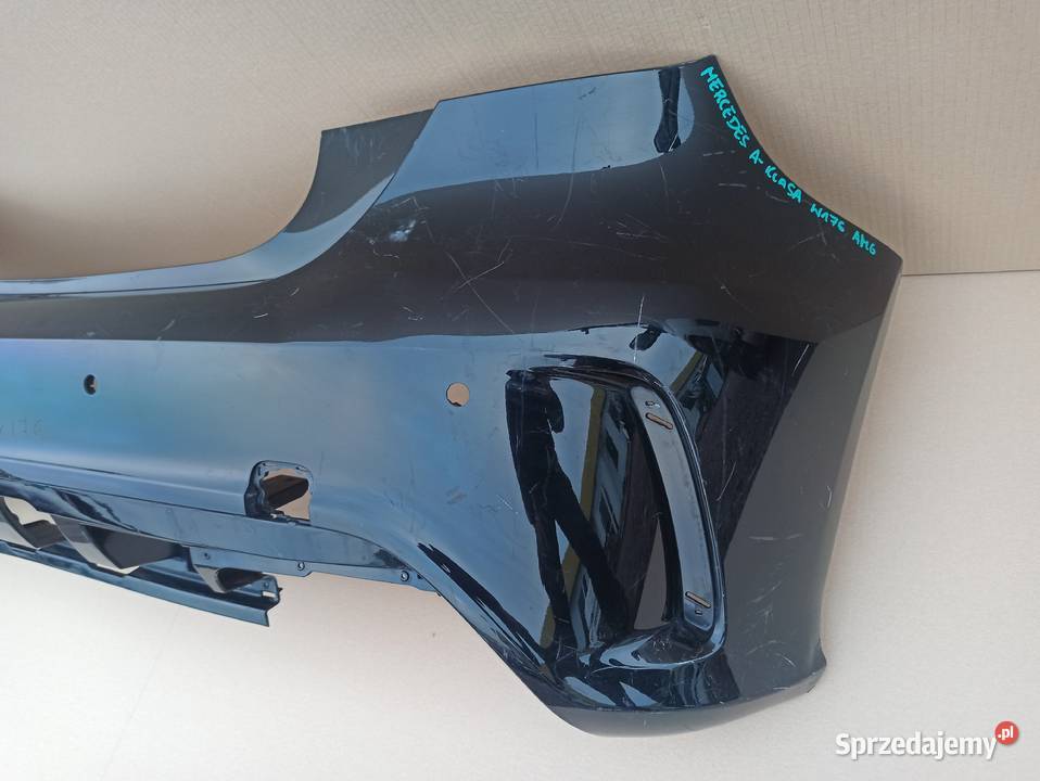 MERCEDES AKLASA W176 AMG ZDERZAK TYŁ TYLNY zderzaki Bieleń