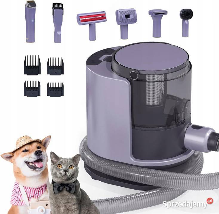 Maszynka do strzyżenia psów z odkurzaczem zestaw Myszyniec sprzedam