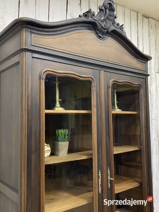BIBLIOTEKA witryna Loft Ludwik XV Francja drewno Meble