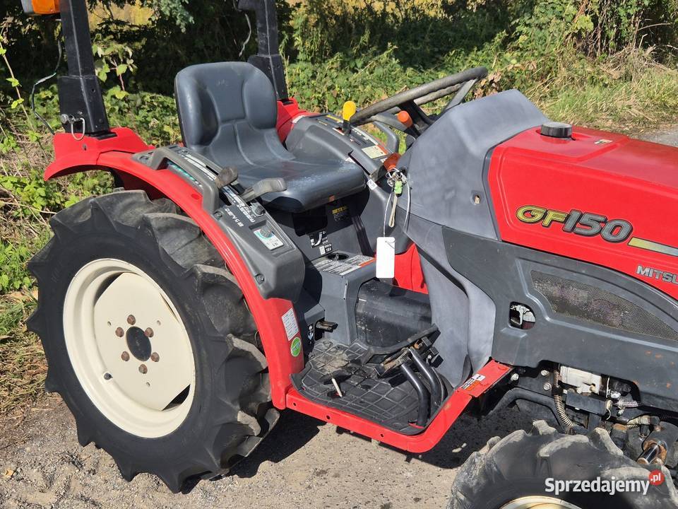 Traktorek traktor MITSUBISHI GF150D 15 44 Napęd 4x4 Małuszyn