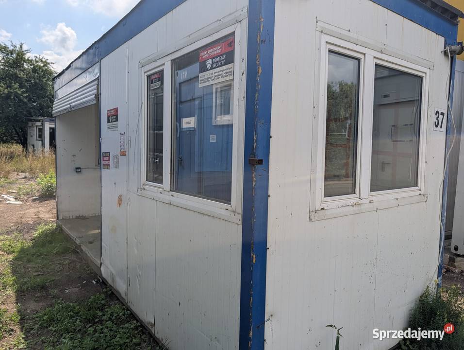 Kontener bramowy stróżówka wartownia Warszawa mazowieckie Łomianki