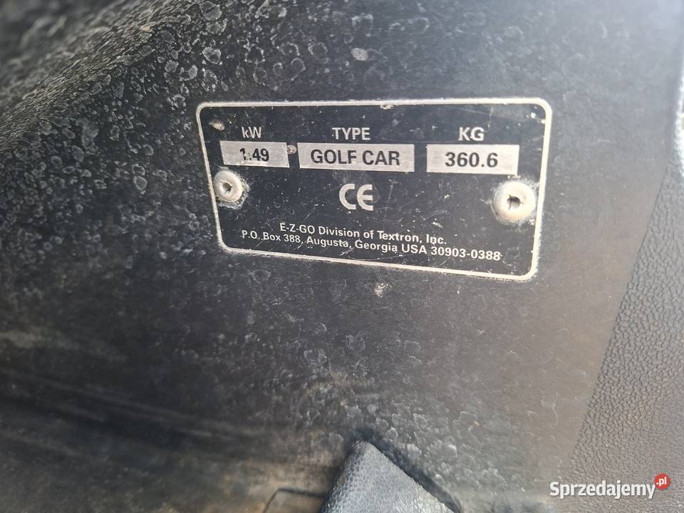 Ezgo Wózek Golfowy Melex Kolbuszowa