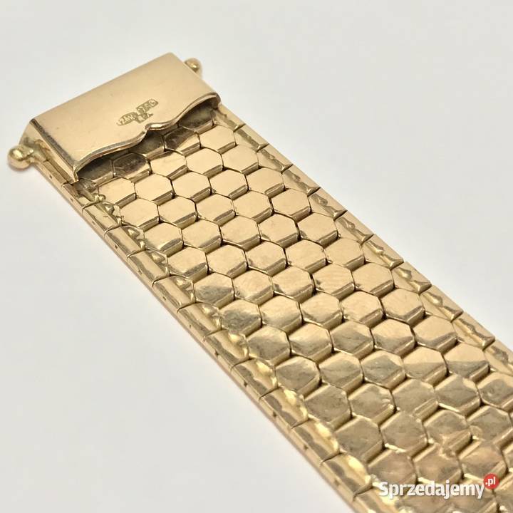 Złota BRANSOLETKA damska 18K TRZY KOLORY ZŁOTA Warszawa