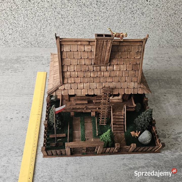 Makieta domku drewnianego Murowana Goślina