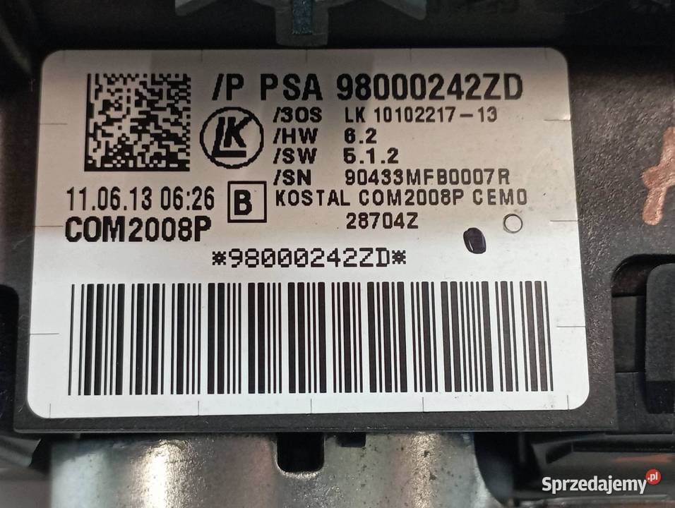 PRZEŁĄCZNIK ZESPOLONY 98000242ZD Citroen DS5 I Motoryzacja