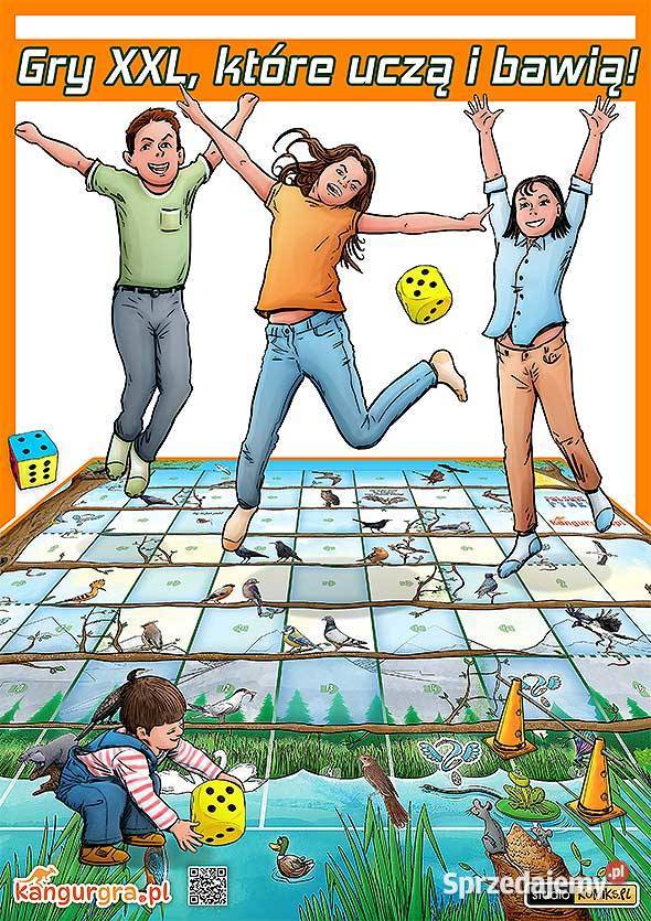 gra XXL POLSKIE PTAKI DZIECI do skakania nauki