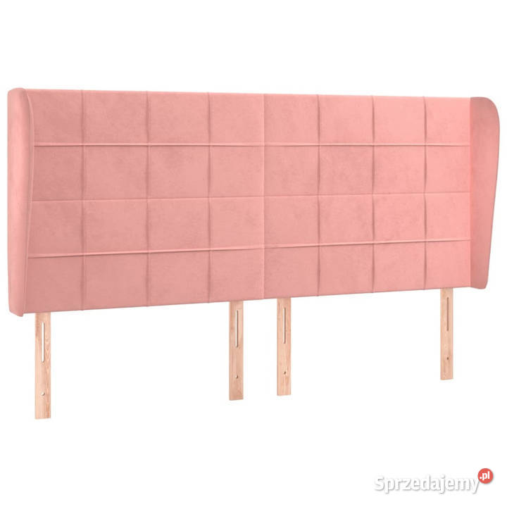 Zagłówek uszak różowy 203x23x118128 aksamit Warszawa sprzedam
