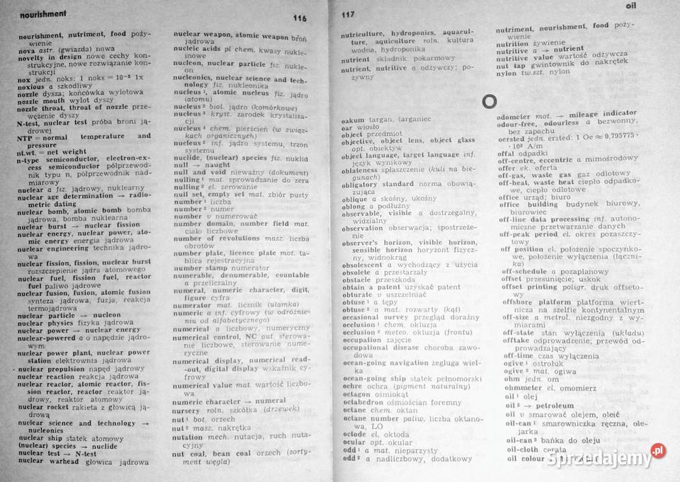 Mały słownik techniczny polsko angielski S Chełm