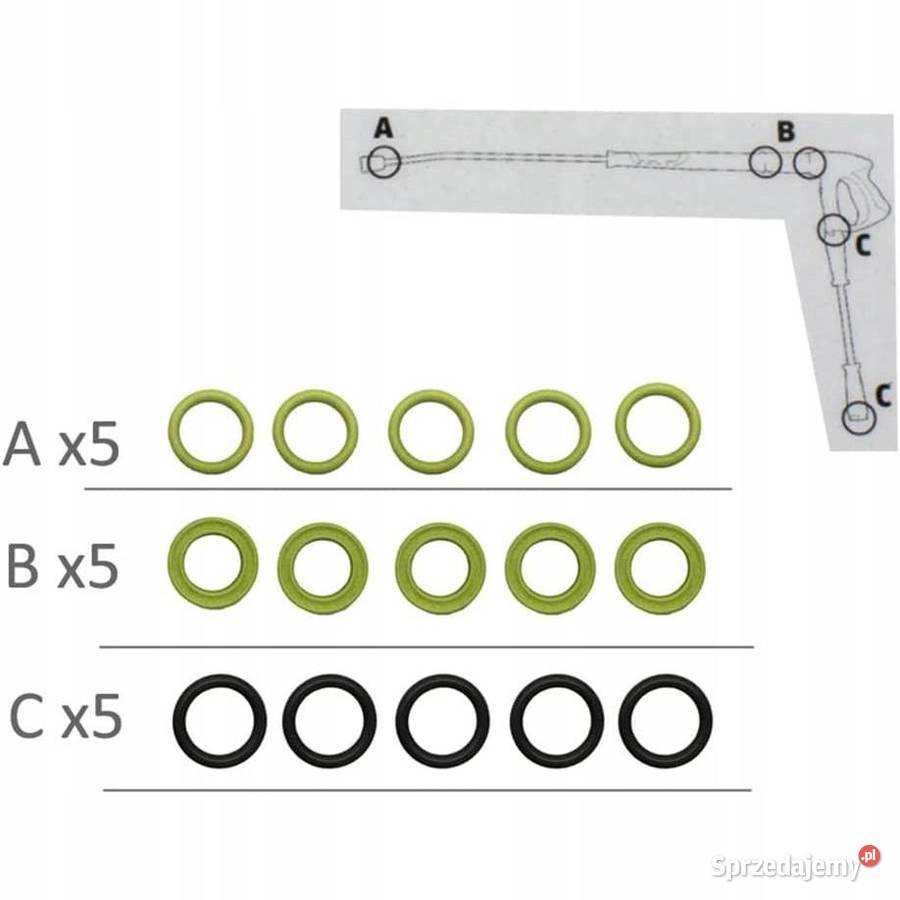 Zestaw Uszczelek do Myjki Krcher Easy Lock 15 Osprzęt do myjek Ludźmierz