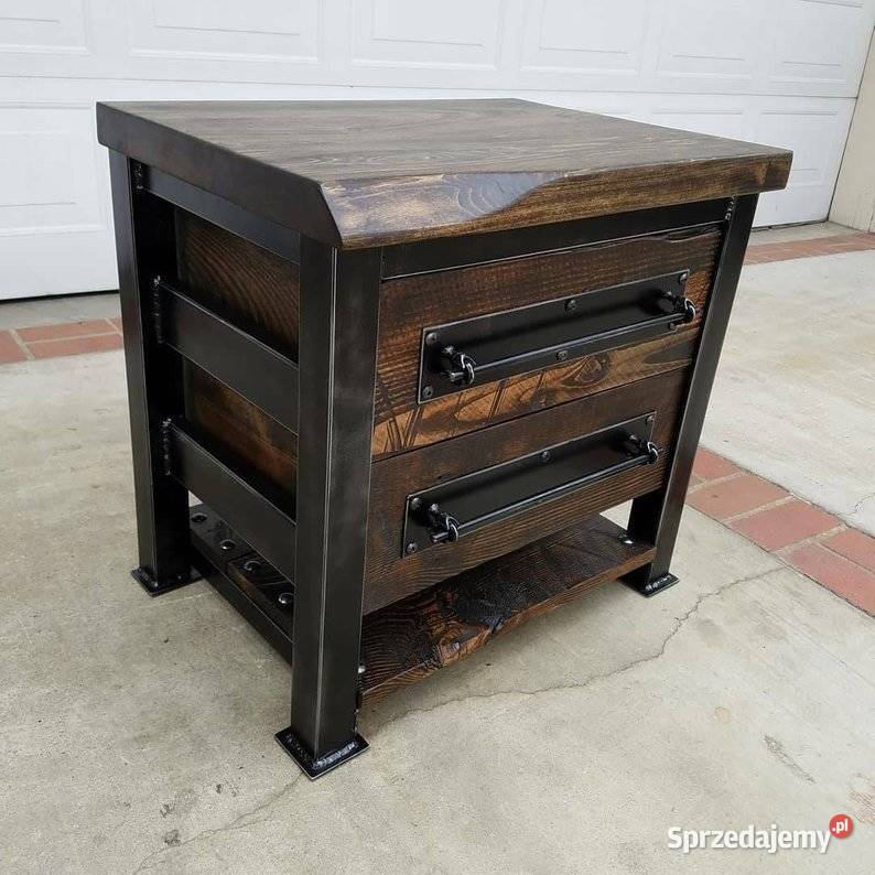 Industrialna komoda ŁazienkowaSzafka nocna loft 56cm Warszawa