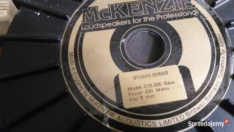 Głośnik MCKenzie bass Organy Rybnik