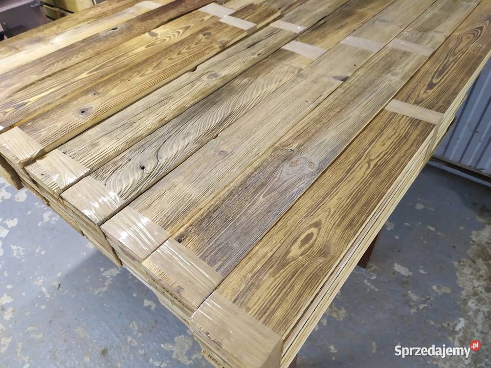 Stare drewno deski na ścianę z rozbiórki stodoły Kraków