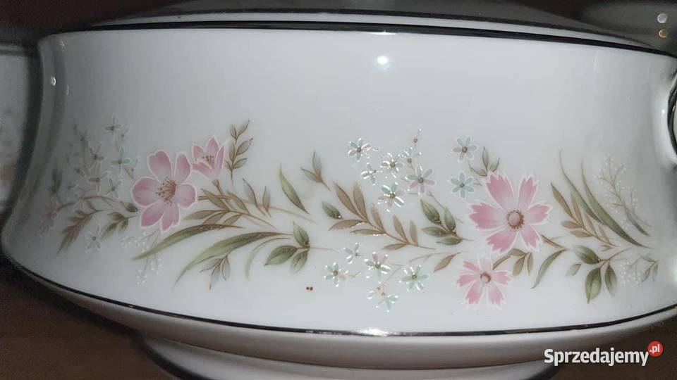 Noritake Japonia Waza z kwiatkami Malowana Gdańsk