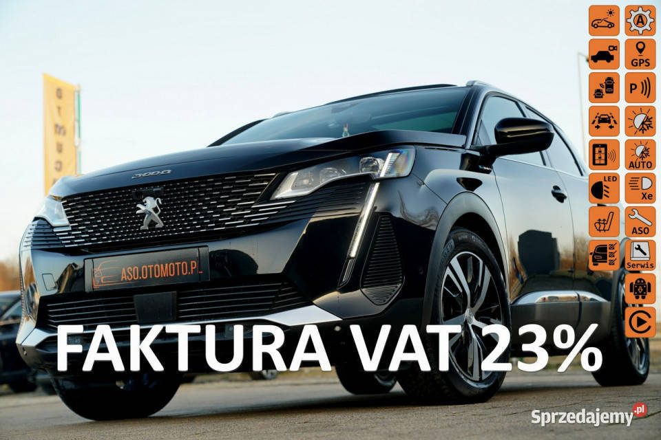 Peugeot 3008 GT kamery skóra MASAZE night vision Otmuchów