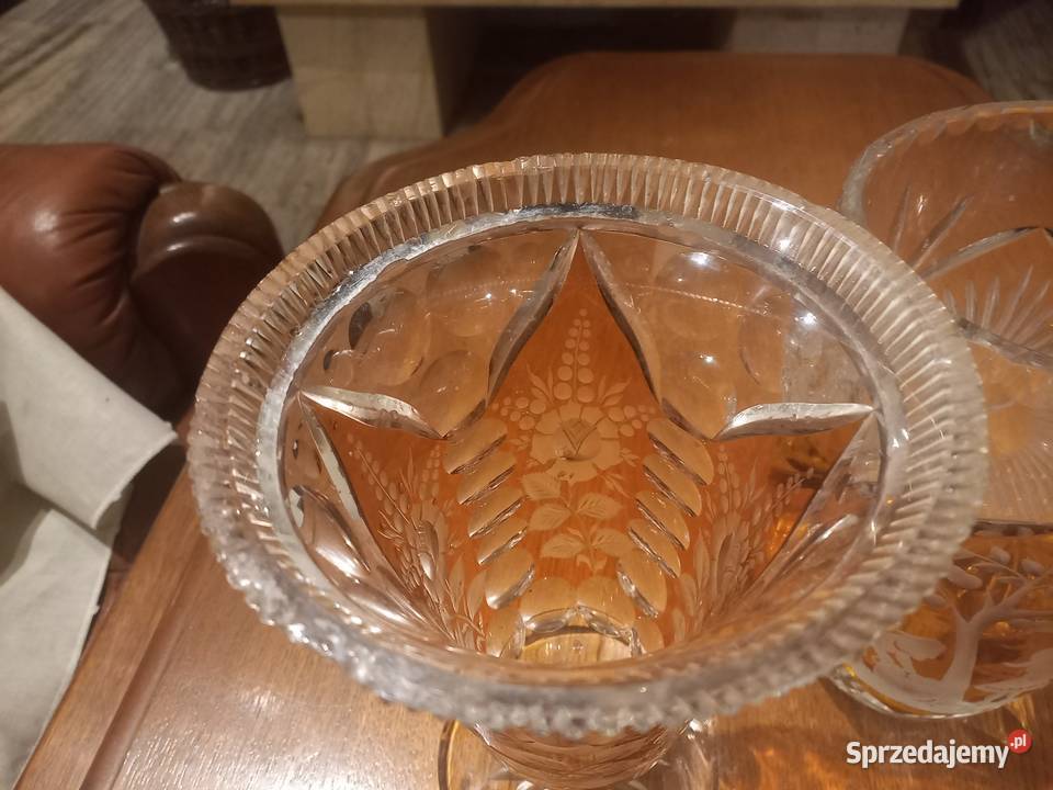 Komplet kryształ PRL lata 70 całość Toruń