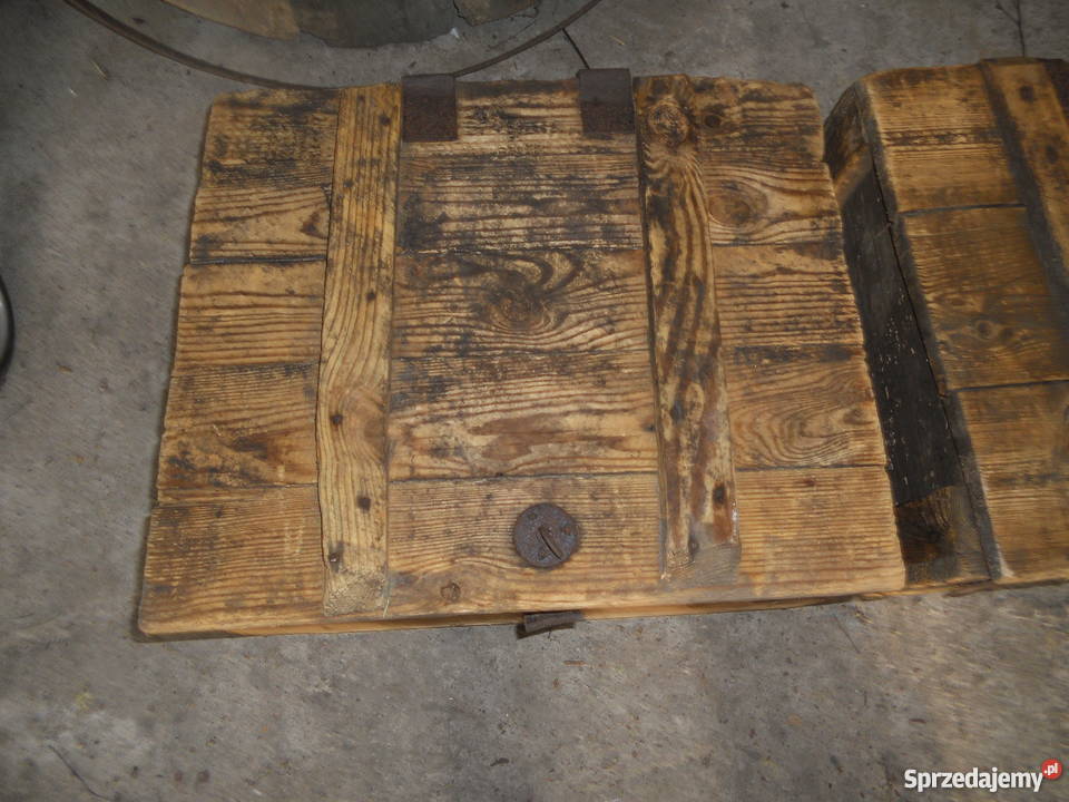 stare drewniane skrzynki Majdan Golczański sprzedam