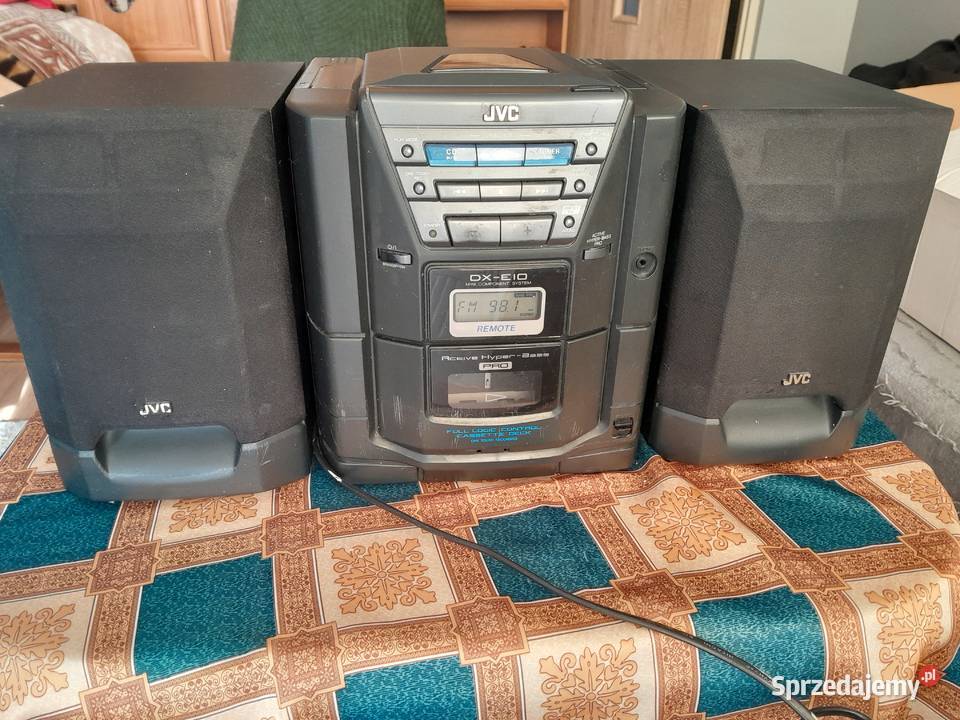Mini wieża Jvc model DXE10BK głośniki Jvc