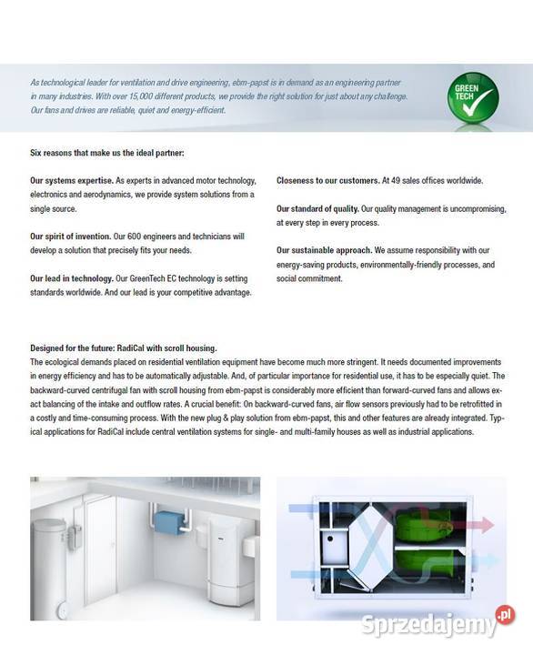 EBMPAPST G3G 190 RQ 4504WENTYLATORY 80 sztuk Wrocław