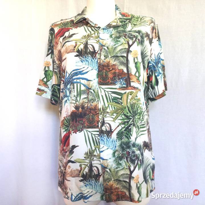 Koszula męska Krótki Rękaw r M wiskoza HM NOWA Białystok sprzedam
