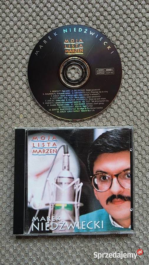 CD Marek Niedźwiecki Moja lista marzeń Kultura i Rozrywka małopolskie Kraków