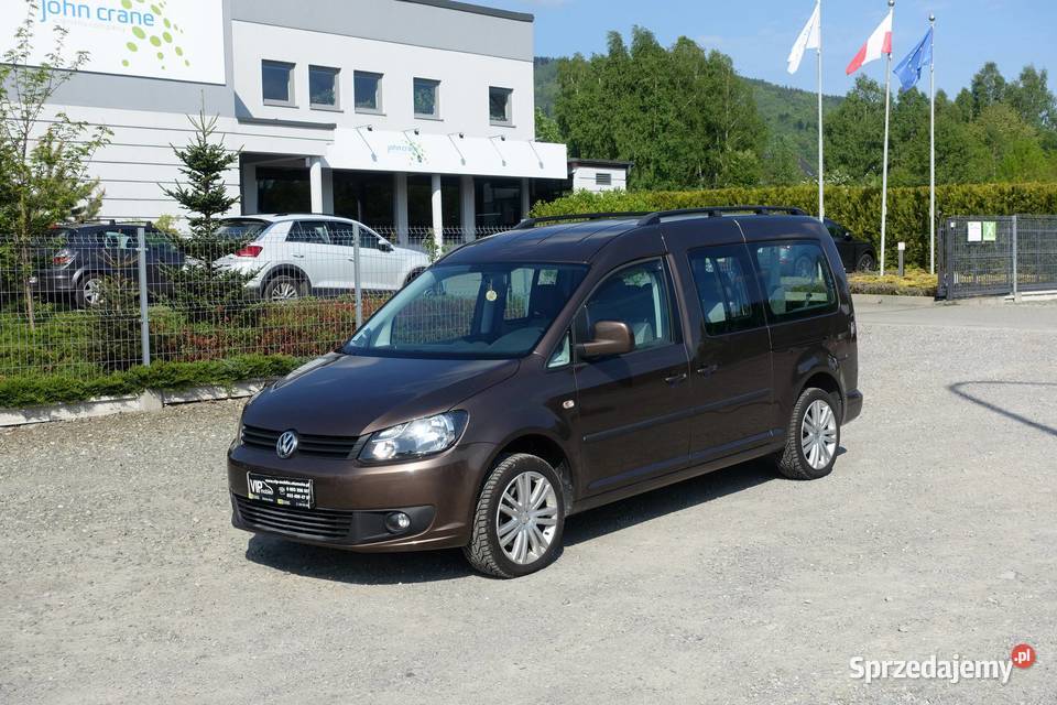 VW CADDY 16TDI 102 DSG LIFT MAXI DŁUGI 7OSOBOWY tempomat śląskie Buczkowice