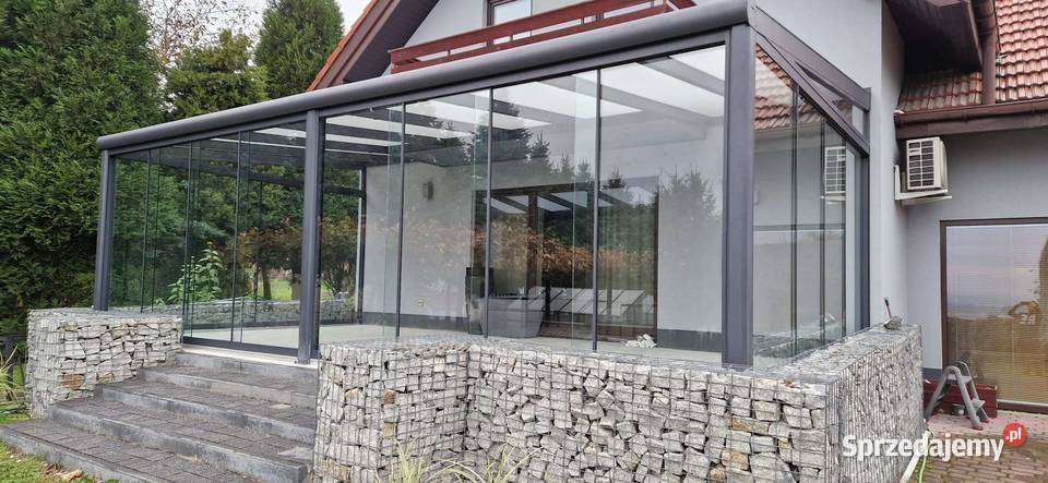 Ogród zimowy szklane zadaszenie tarasu Gorzów Wielkopolski