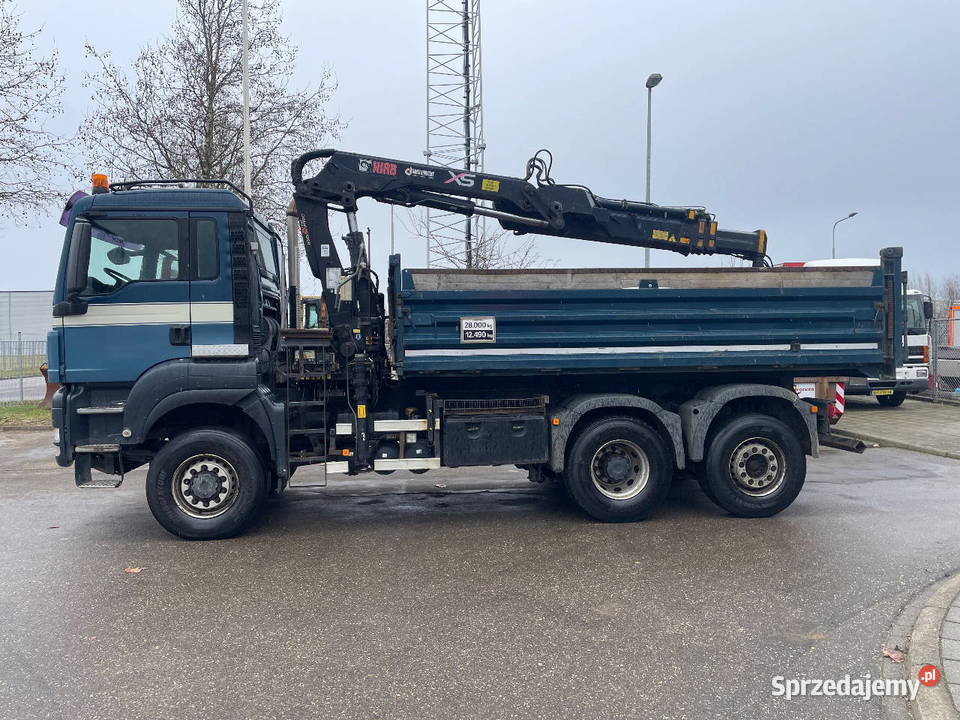 Wywrotka 6x4 z dzwigiem Man Warszawa