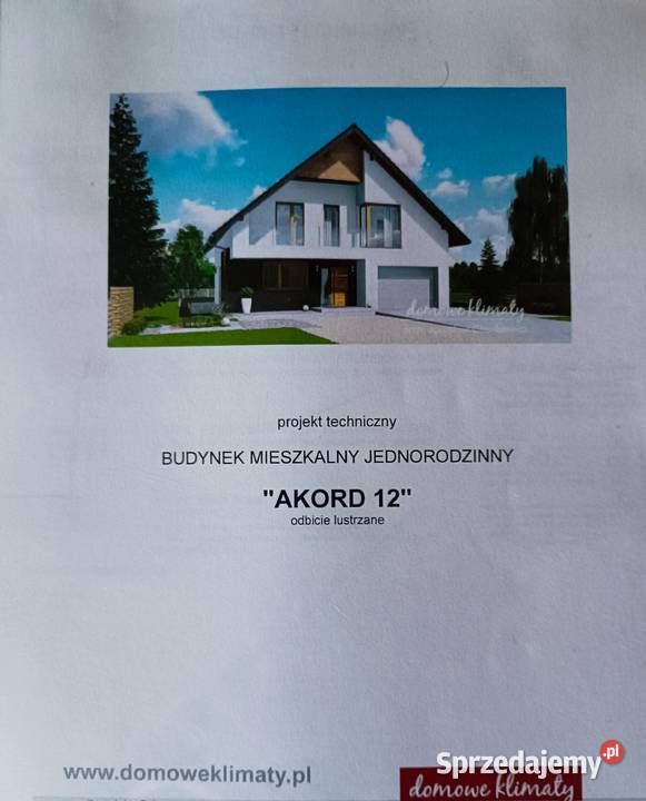 Projekt domu Akord 12 sprzedam