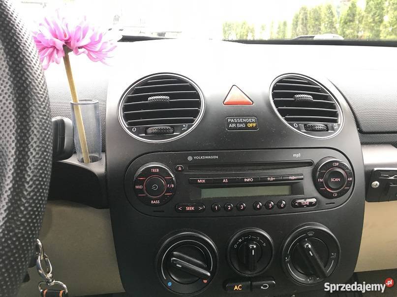 Volkswagen Beetle 2008 jasny środek ogł prywatne autoalarm Świdnik