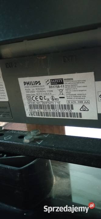 Sprzedam telewizor Philips s-video